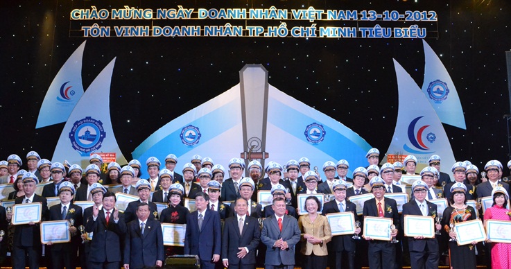 Doanh nhân Savico đạt danh hiệu “Doanh nhân Sài Gòn tiêu biểu 2012” 