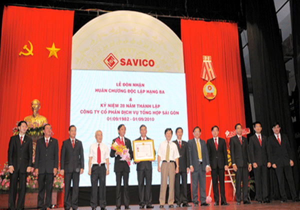 Công ty Cổ phần SAVICO đón nhận huân chương độc lập hạng 3 & kỷ niệm 28 năm thành lập Công ty