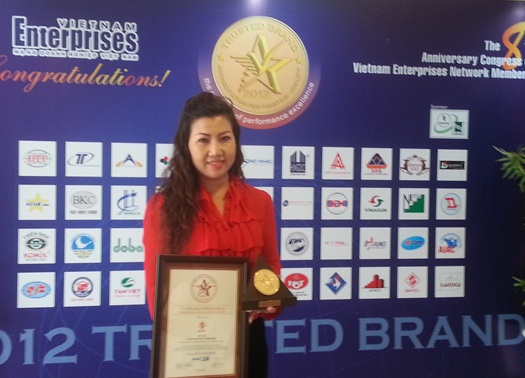 Lễ trao chứng nhận chỉ số tín nhiệm Trusted Brand 2012 