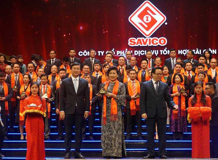 Savico vinh dự đón nhận giải thưởng Top 100 Sao vàng đất việt 2018