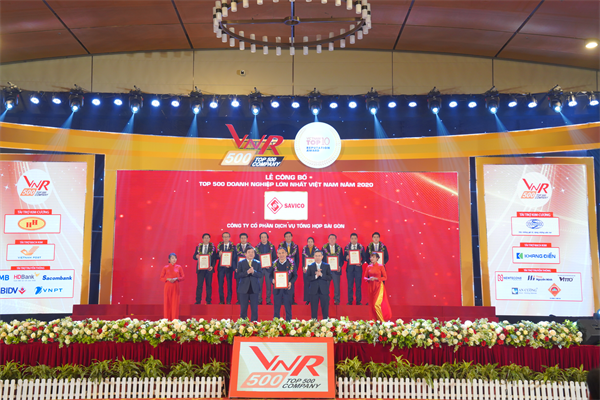 SAVICO lần thứ 13 liên tiếp nằm trong TOP 500 Doanh nghiệp lớn nhất Việt Nam