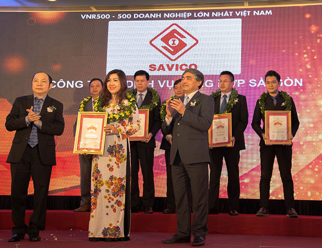 Savico top 50 doanh nghiệp xuất sắc nhất Việt Nam năm 2015